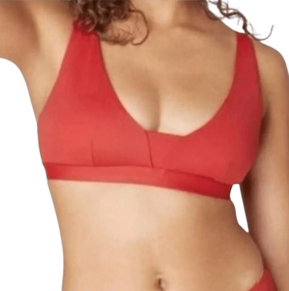 Andie Swim  The Tahiti Top Chili Pepper Red Size Medium NWT